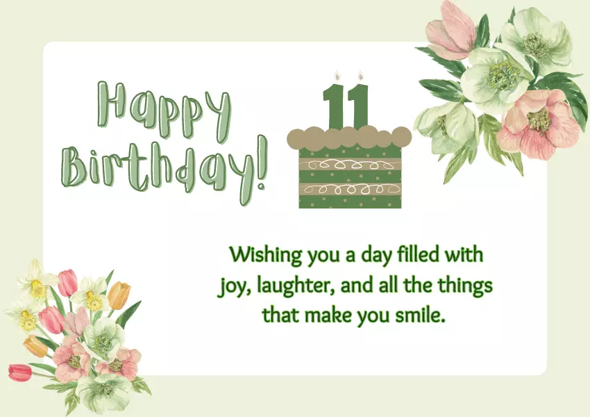 11th birthday wishes for granddaughter