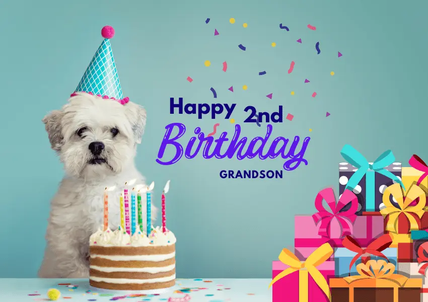 2nd birthday wishes for grandson