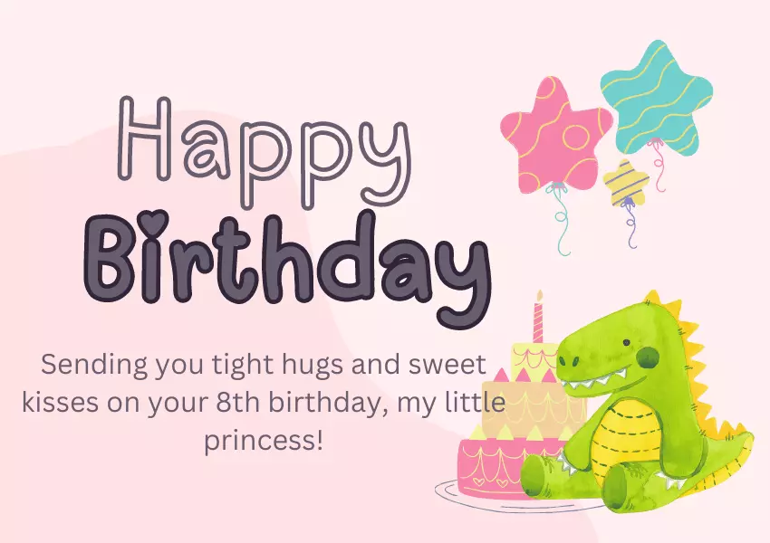 8th birthday wishes for granddaughter