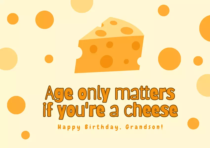 birthday wishes grandson funny