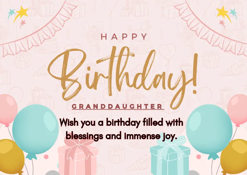 Granddaughter Religious Birthday Wishes