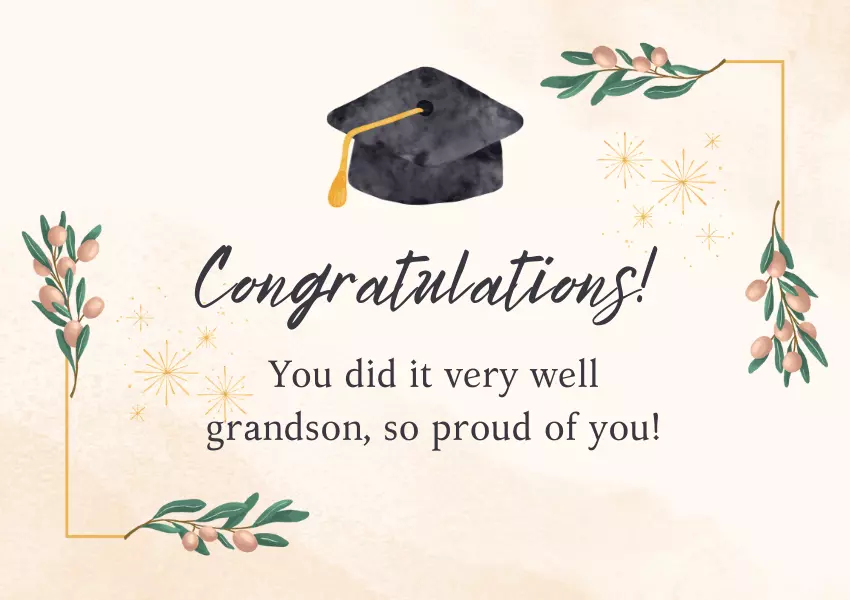 high school graduation quotes for grandson