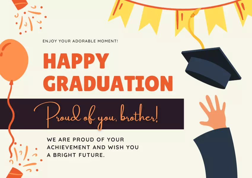 high school graduation messages for brother