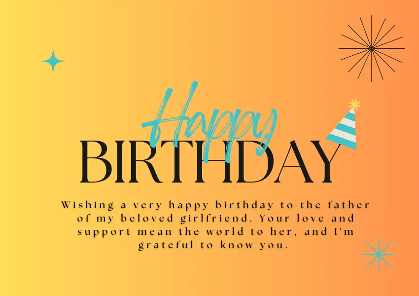birthday wishes for girlfriends dad