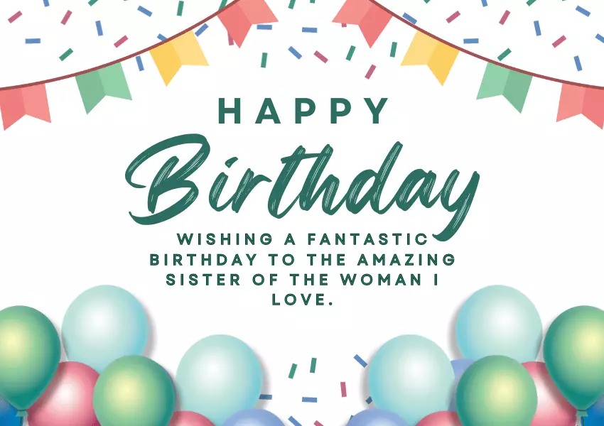 birthday wishes for girlfriends sister