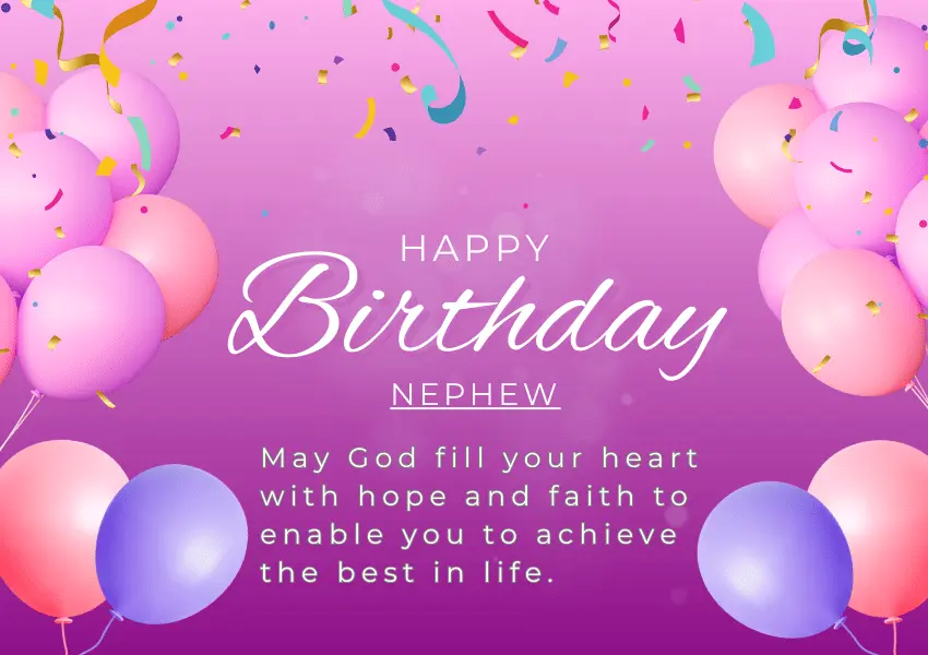biblical birthday wishes for nephew