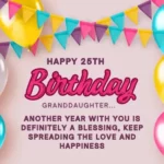 happy 25th birthday granddaughter