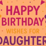 birthday wishes for daughter