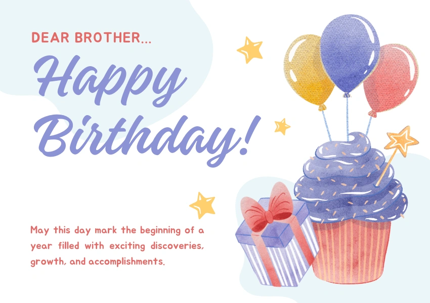 sweet birthday wishes for brother